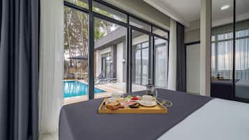 Suite Exécutive, vue jardin | Vue de la chambre