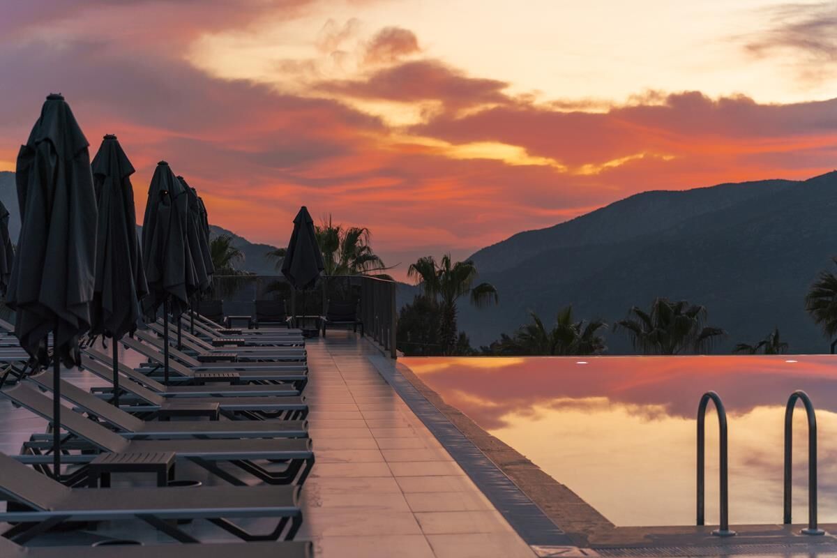 Seasonal outdoor pool