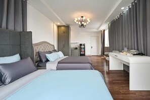 Habitación familiar, vista al río