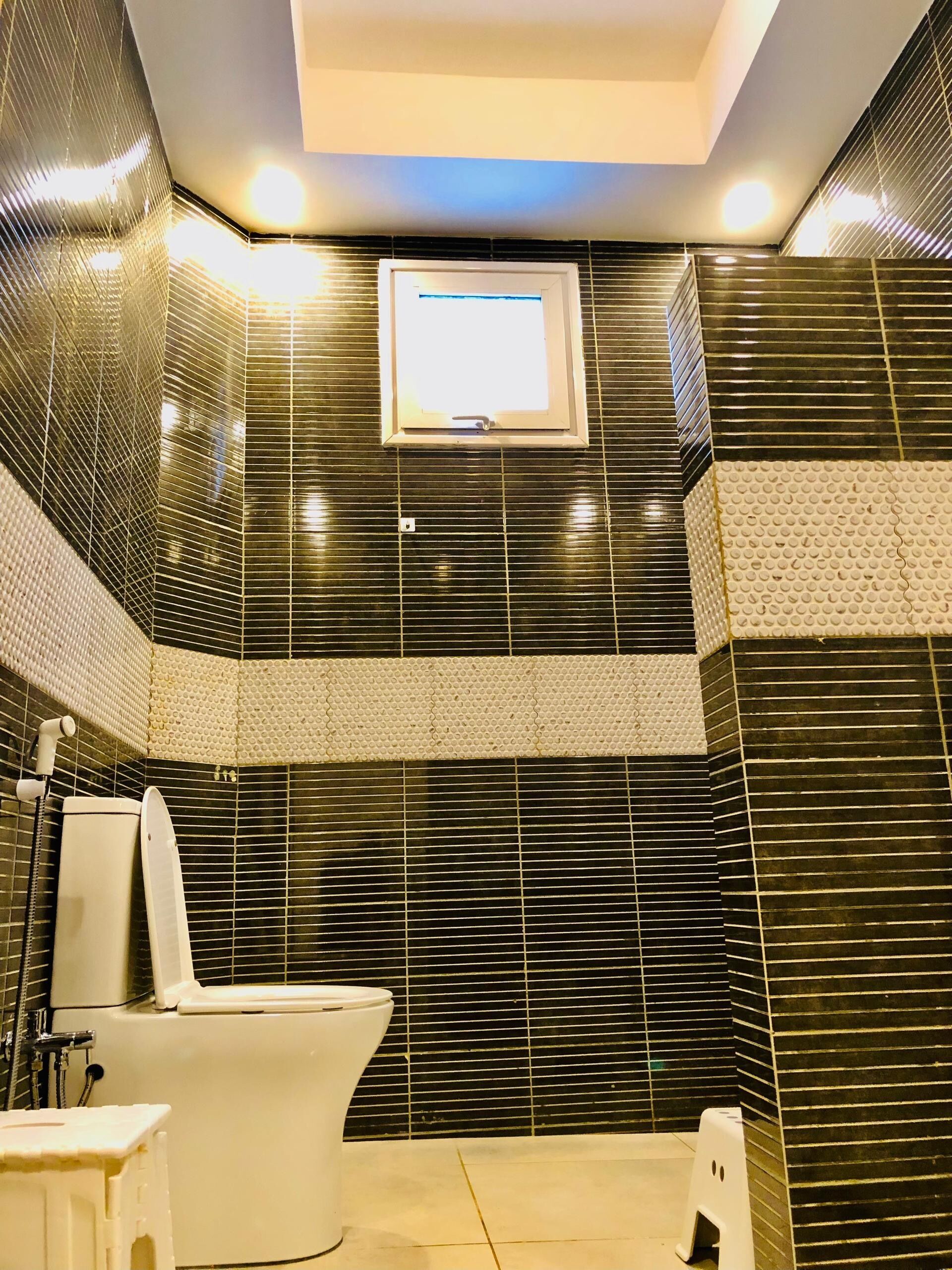 Towels, soap, toilet paper