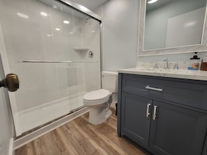 Shower, towels - Pet Friendly, golf cart included, club cards available - 209 Tennis Villa (Fripp Island)