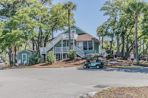 Exterior - Pet Friendly, golf cart included, club cards available - 209 Tennis Villa (Fripp Island)
