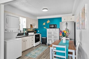 Fridge, microwave, oven, stovetop - Bayside Retreat 3 by Seaside Vacations & Sales (Ocean City)