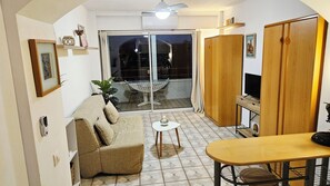 Living area - Comfortable studio, Santa Margarida, Roses (Roses)