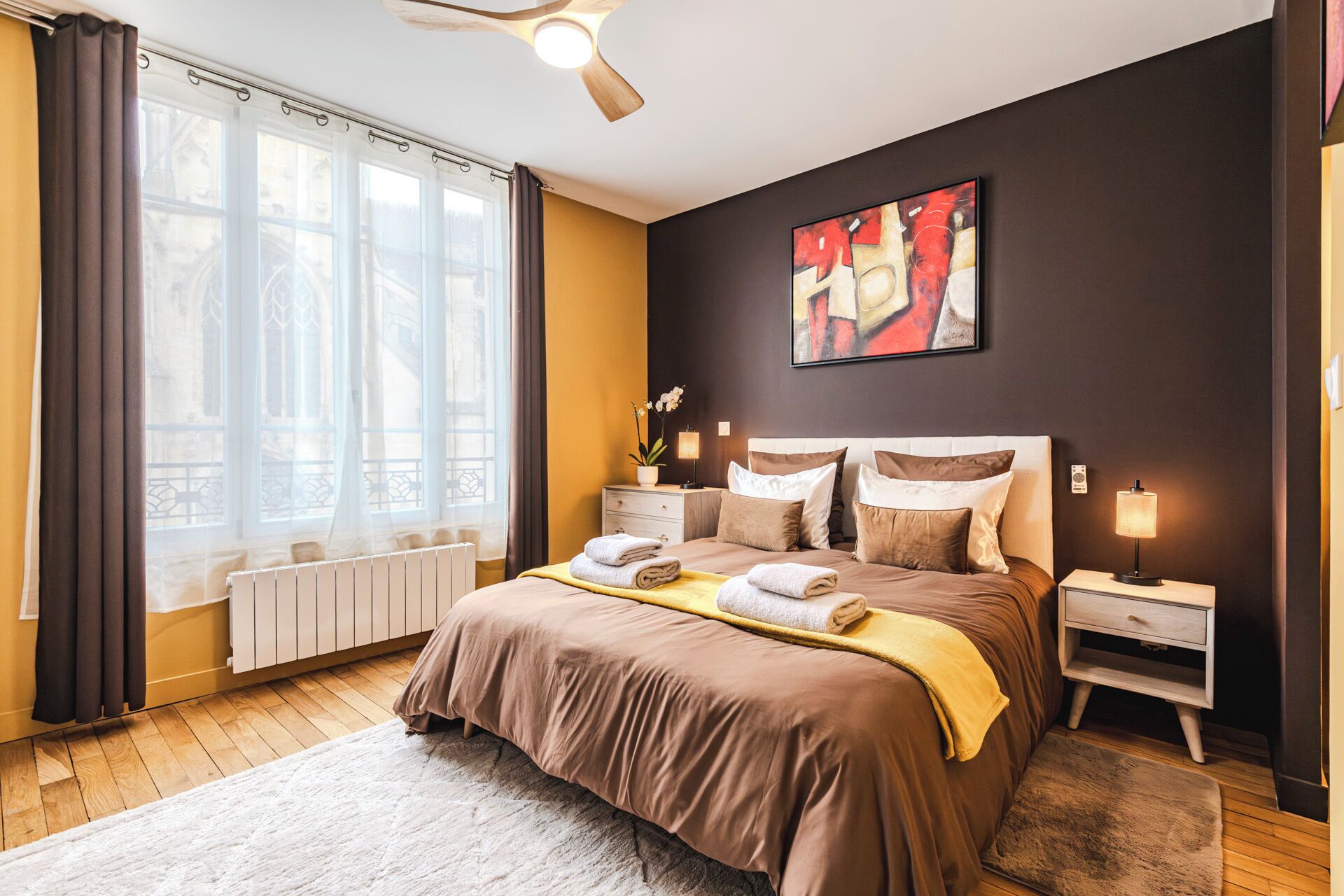 5 chambres, Wi-Fi gratuit, draps fournis