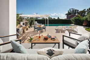 Outdoor dining - Villa Casa Di Billy in Chalikounas (Chalikounas)