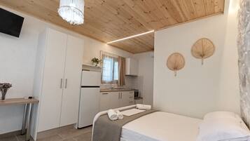 1 Schlafzimmer, Reisekinderbett, kostenloses WLAN, Bettwäsche