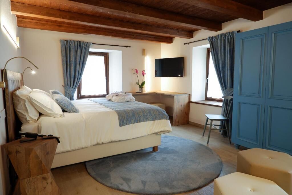 Quarto superior, vista para o jardim