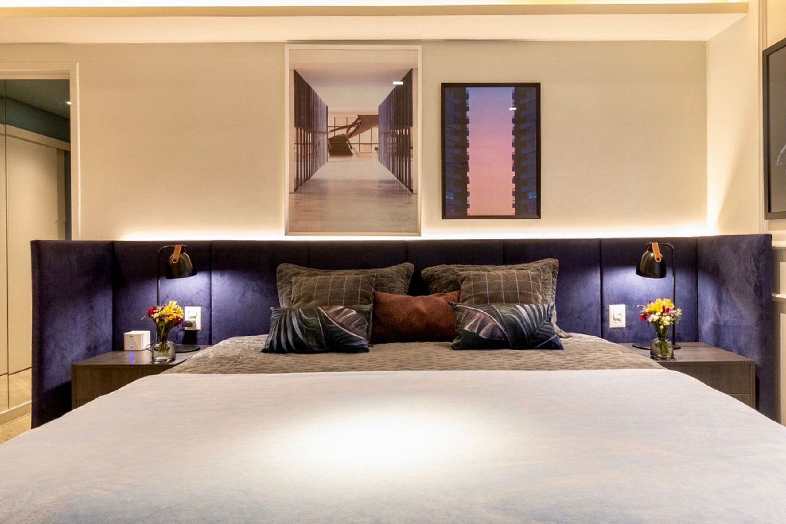 Apartment | Desk, laptop workspace, blackout curtains, soundproofing