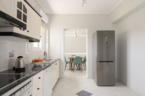 Coffee/tea maker, fridge, microwave, oven - Apartment Neso - 2 bdrm - 2nd floor - Building A (Fokata)