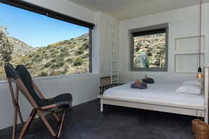2 bedrooms, desk, iron/ironing board, travel cot - Villa Piperi - AllParos Villas for 4-6 (Paros)