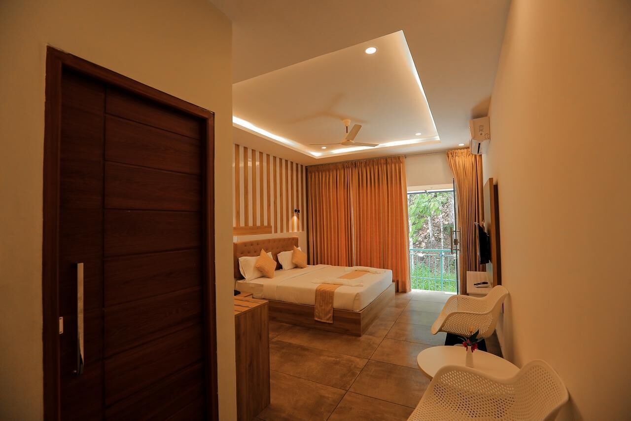 Chambre Quadruple Familiale, vue jardin