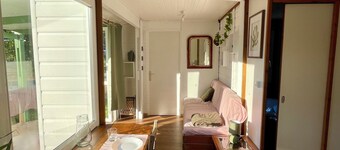 Peaceful chalet set between the Atlantic Ocean and pine forests.