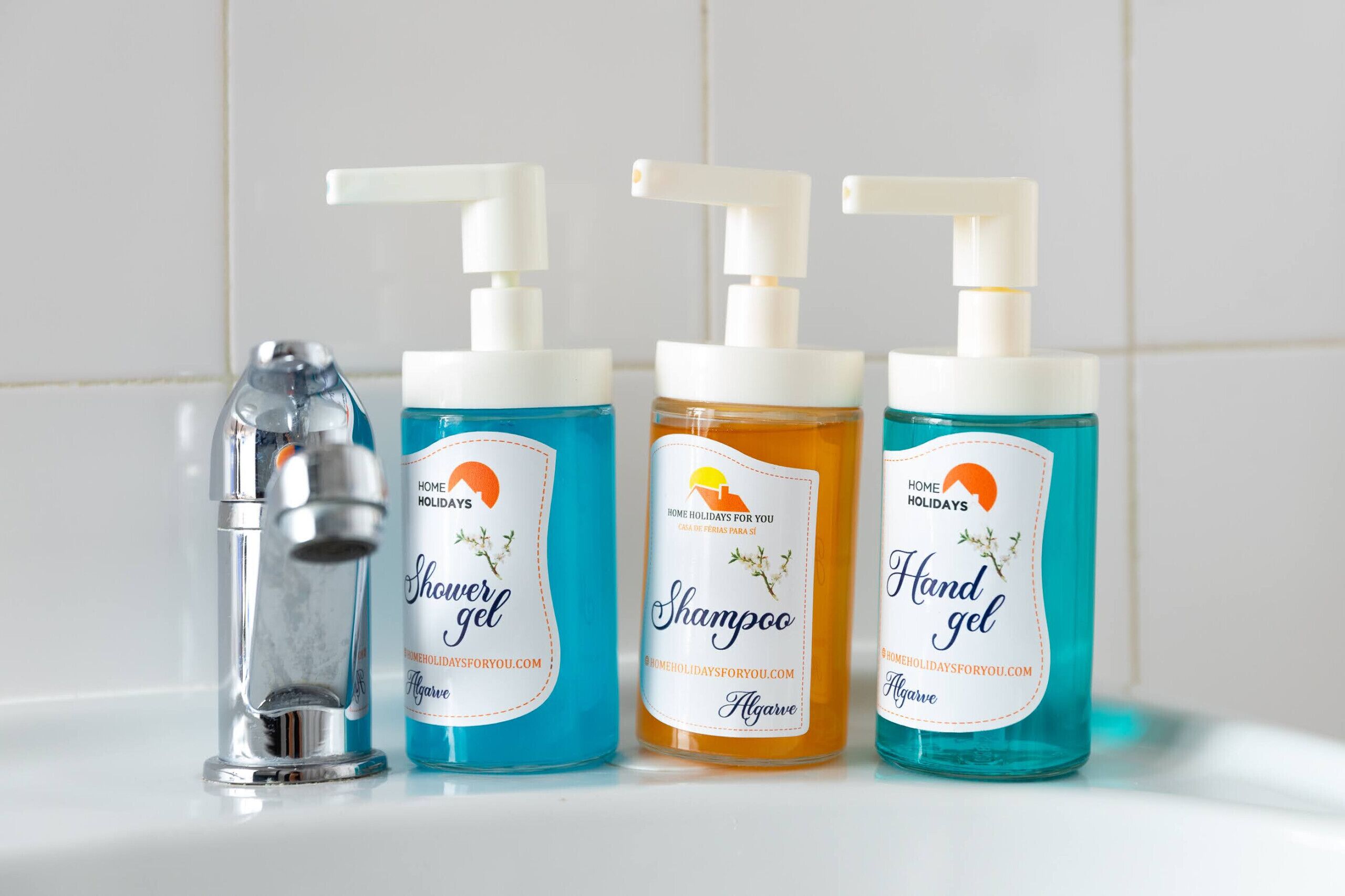 Hair dryer, bidet, towels, soap