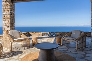 Terrace/patio - Kea Infinity View Villa (Koundouros)