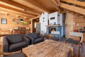 Living area - Comfortable holiday villa in the mountains, sauna (Piwniczna Zdroj)