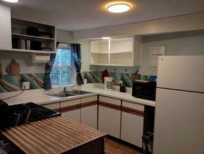 Fridge, microwave, oven, stovetop - Rustic  3 bedroom charmer in the West Tremont  woods (Tremont)