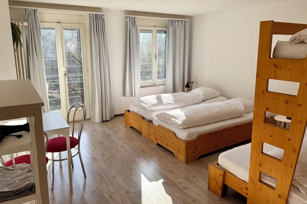 Family Apartment, 2 Bedrooms, Private Bathroom, City View | Blackout drapes, iron/ironing board, travel crib, free WiFi
