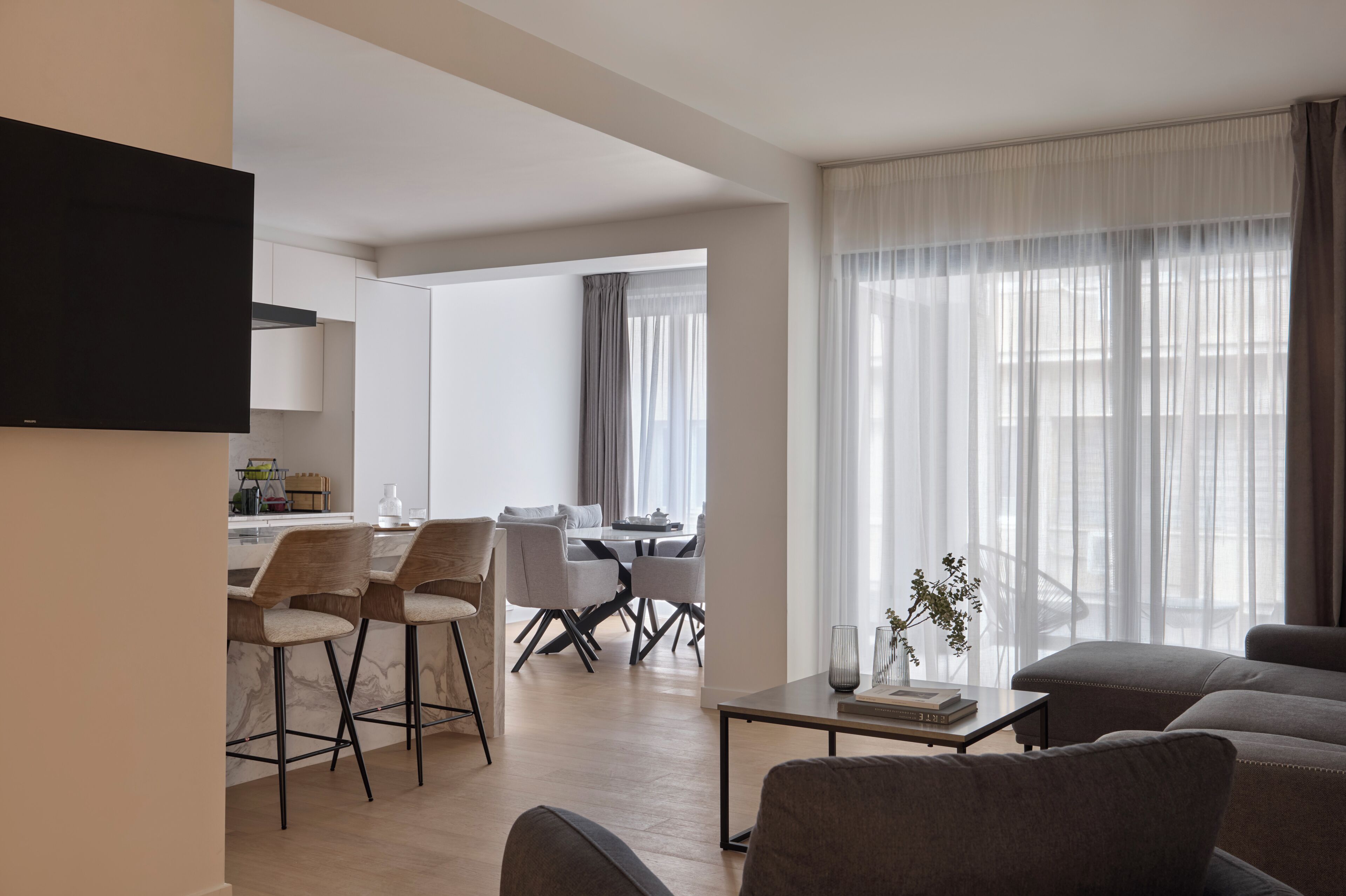 Deluxe Two Berdroom Residence | Ruang tamu