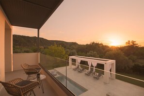 Terrace/patio - LUXURY VILLA KARIDIA 2 BEDROOM 4+2 GUESTS (Lefkada)