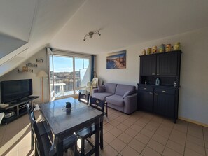 TV - Apartment sea view - 4 guests (Fort-Mahon-Plage)