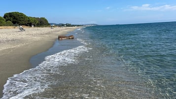 Vlak bij het strand