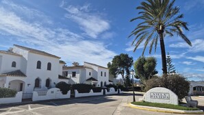 A white building with a sign reading "RIVILLA IVERA". - Charming townhouse near river - 6 guests (Denia)
