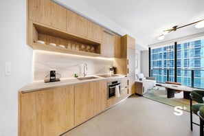 公寓客房, 露台, 城市景 | 內部