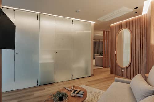 Deluxe-Suite, 4 Schlafzimmer, Stadtblick | Innenbereich