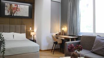 Suite Studio Supérieure, vue ville | Rideaux occultants, Wi-Fi gratuit