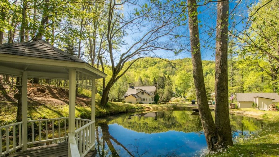 Rustic 3BR w Private Pond Firepit Near Trails