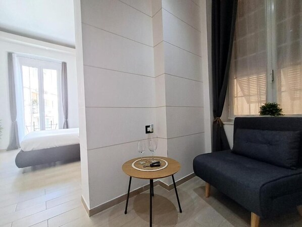 Kamar Double, balkon, pemandangan kota | Interior