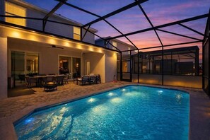 Outdoor pool, a heated pool - Luxury 5BR w/ Private Pool – Windsor (Clermont)