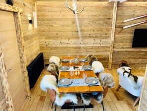 Dining - Renovated flat at the foot of the Grands Montets (Chamonix-Mont-Blanc)