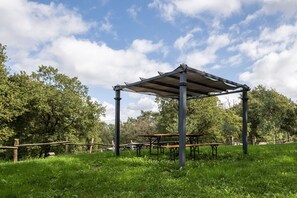Outdoor dining - Holiday Home 'Colline' with Balcony and Wi-Fi (Radicofani)