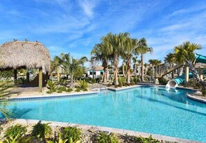 A heated pool - ChampionsGate 9BR Villa Pool Jacuzzi Oasis Disney (Four Corners)