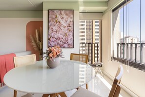 Comfort Apartment, Kitchen, Resort View | Dining - StayHome Piscine Resort Brás Comfort (São Paulo)