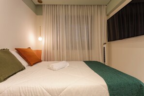 Comfort Apartment, Kitchen, Resort View | Blackout curtains, iron/ironing board, free WiFi - StayHome Piscine Resort Brás Comfort (São Paulo)