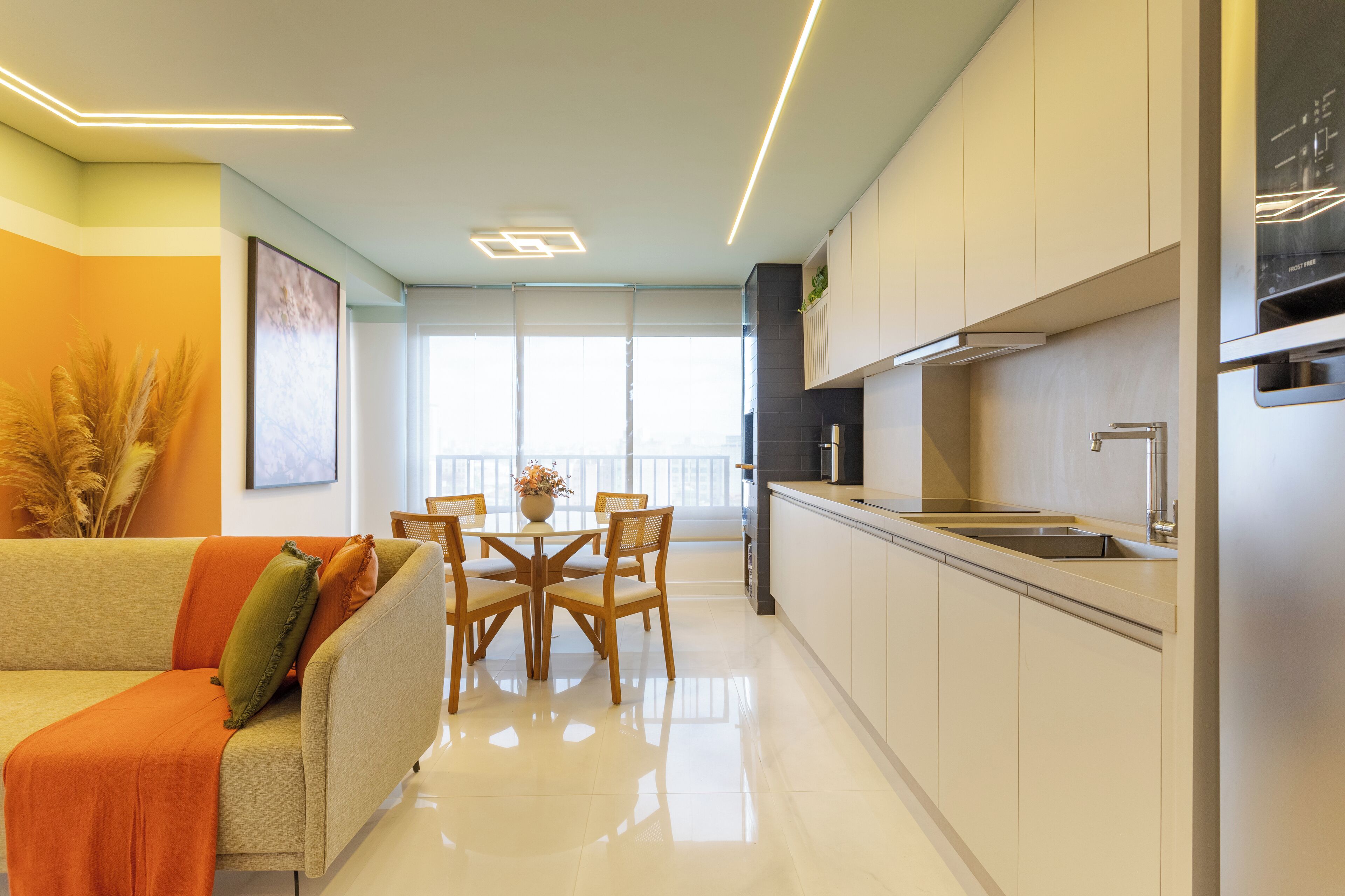 Comfort Apartment, Kitchen, Resort View | Living area | 40-inch Smart TV with digital channels, Netflix, streaming services