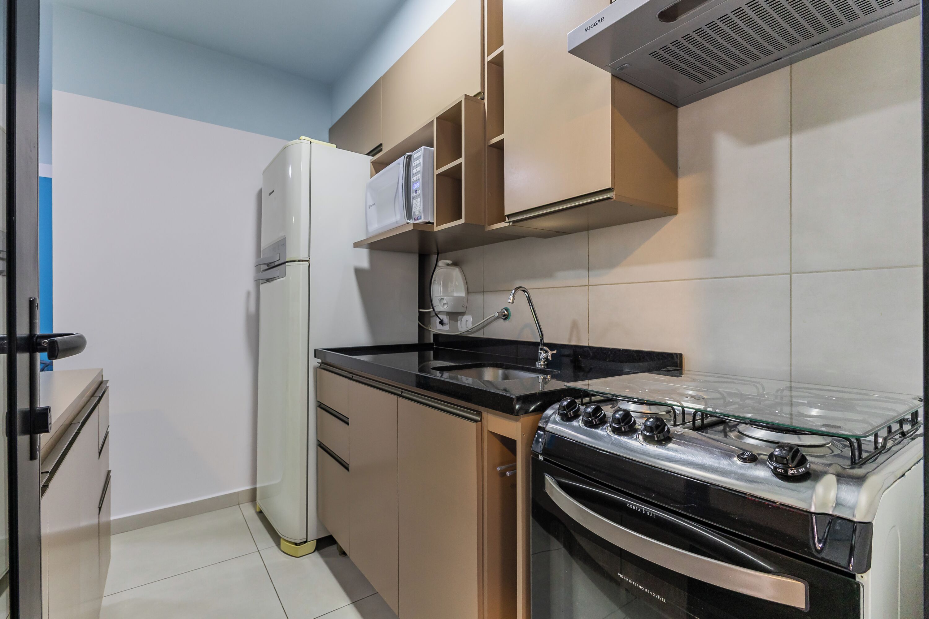 Family Apartment, Kitchen, Resort View | Private kitchen | Full-size fridge, microwave, cookware/dishes/utensils