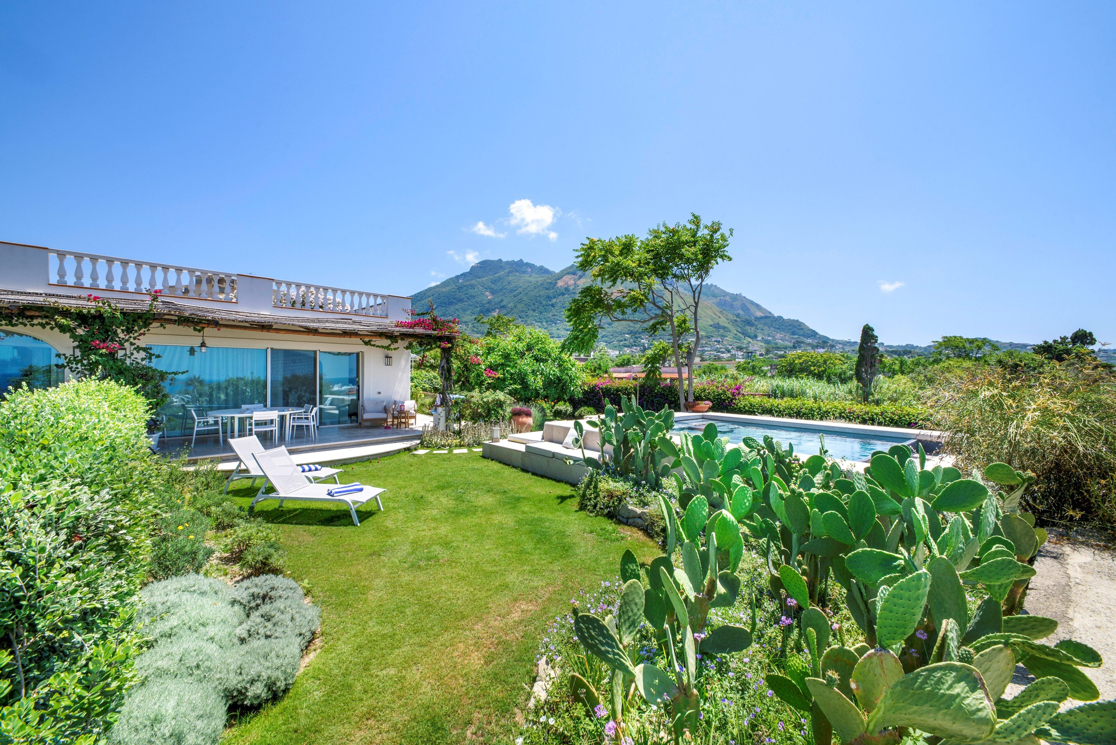 Executive-Villa, 1 Schlafzimmer, eigener Pool, Meerblick | Terrasse/Patio