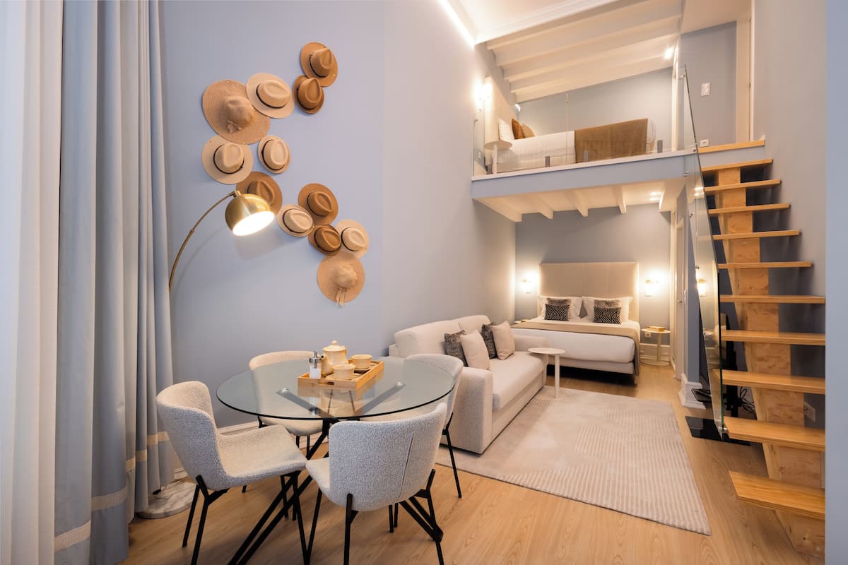 디럭스 스튜디오, 시내 전망 | 방음 설비, 다리미/다리미판, 무료 WiFi