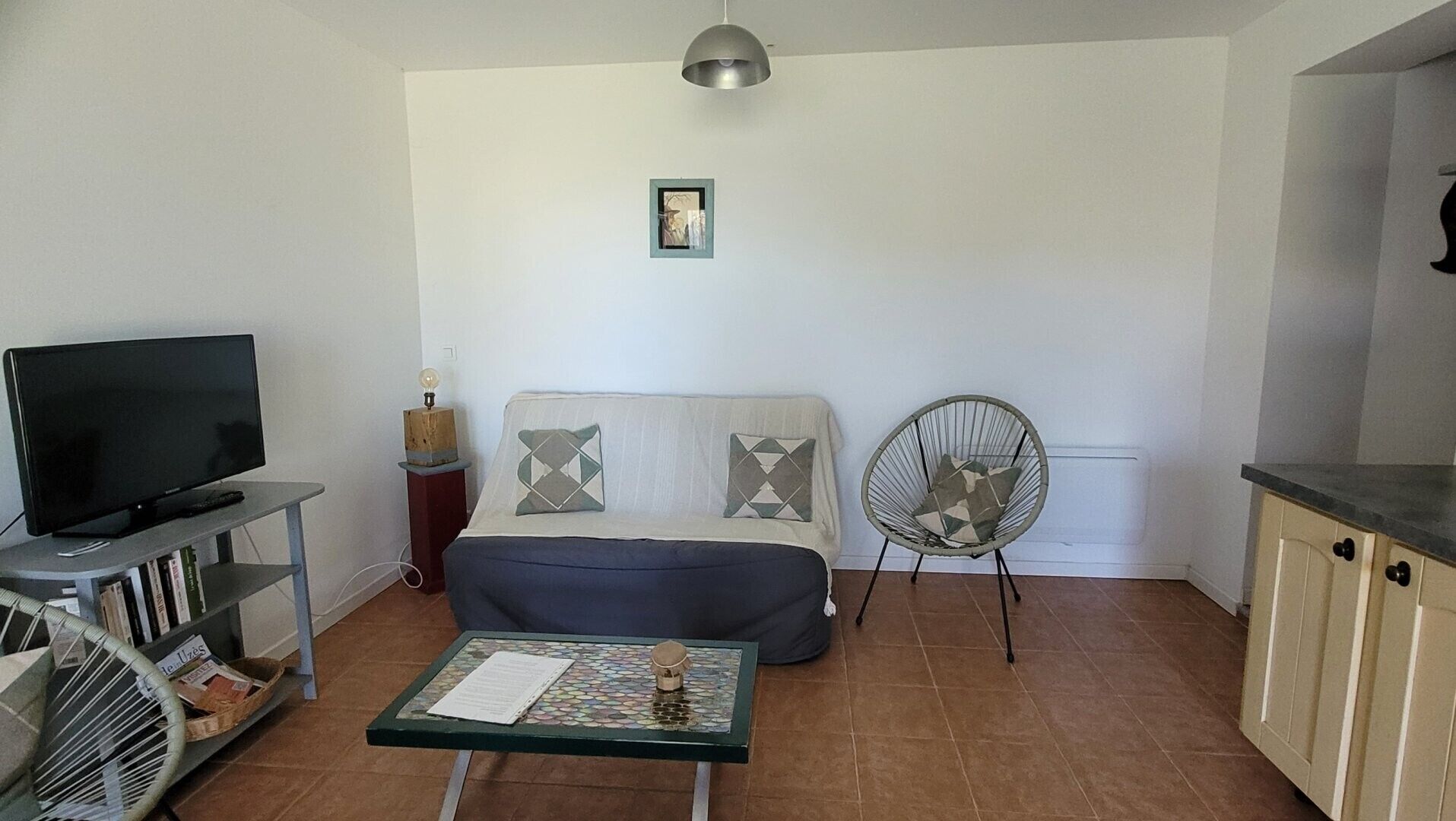 Televisie en een tafeltennistafel