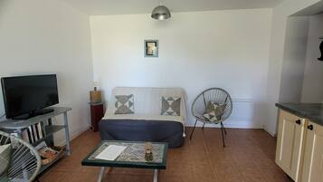 Televisie en een tafeltennistafel