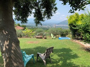 Property grounds - Small villa with a view of the Cassino valley and montecassino with its abbey. (San Bartolomeo)