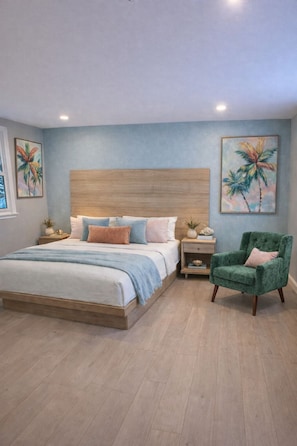 Zimmer, 1 King-Bett, Poolblick