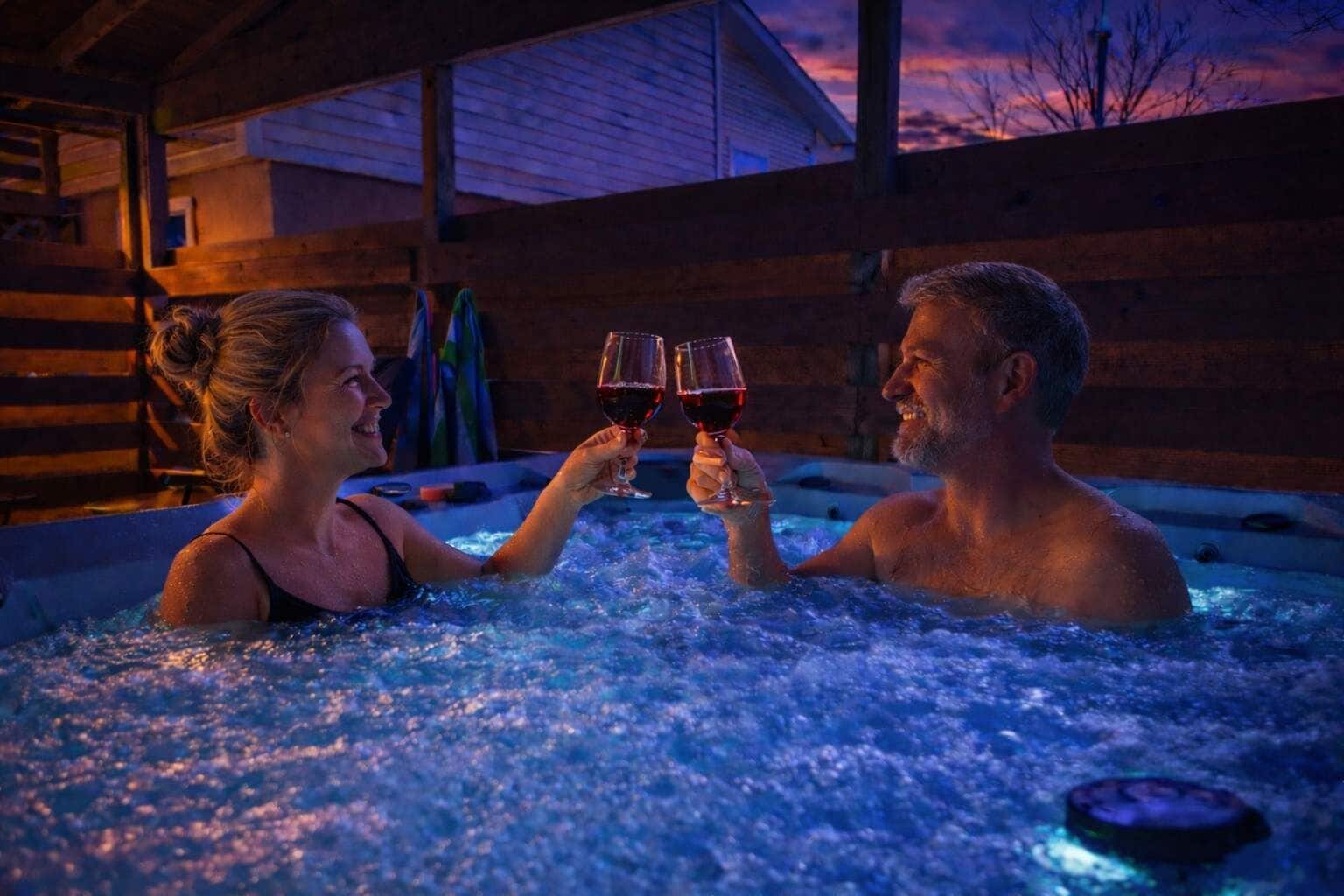 Baignoire à remous extérieure