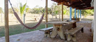 Rustic Farm with Pool Near Curvelo