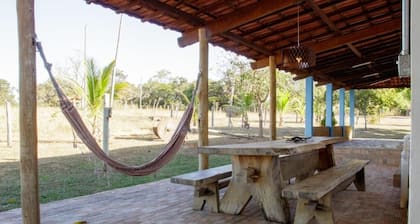 Rustic Farm with Pool Near Curvelo