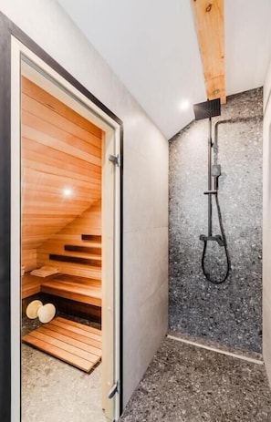 Apartment, Balkon, Bergblick | Sauna